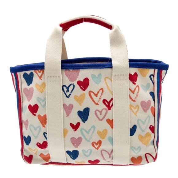 Brighton Red and Blue Heart Totes - Picture 3 of 10
